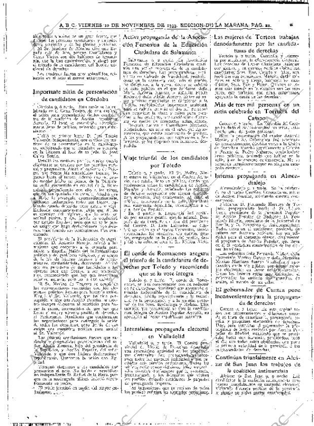 ABC MADRID 10-11-1933 página 22