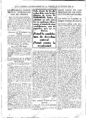 ABC MADRID 10-11-1933 página 28