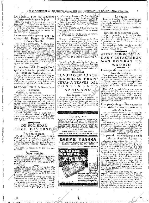 ABC MADRID 10-11-1933 página 34