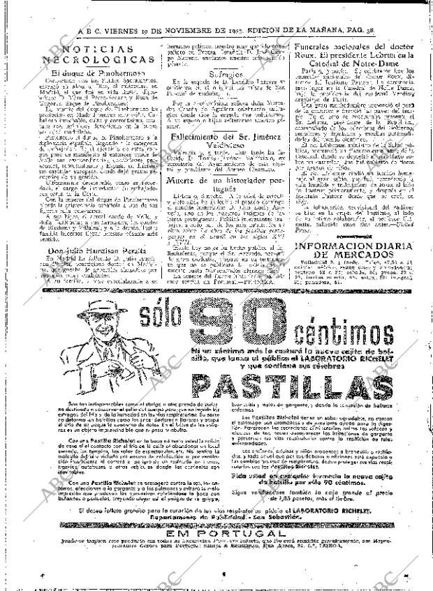 ABC MADRID 10-11-1933 página 38