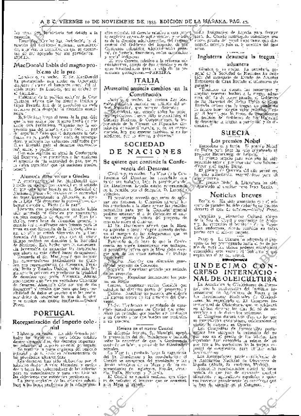 ABC MADRID 10-11-1933 página 43