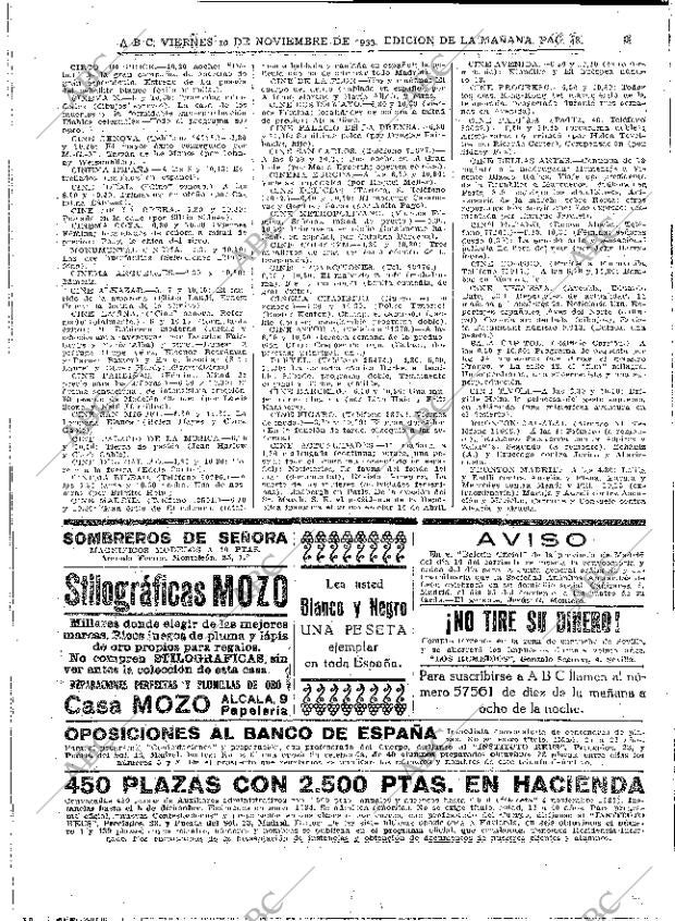 ABC MADRID 10-11-1933 página 48