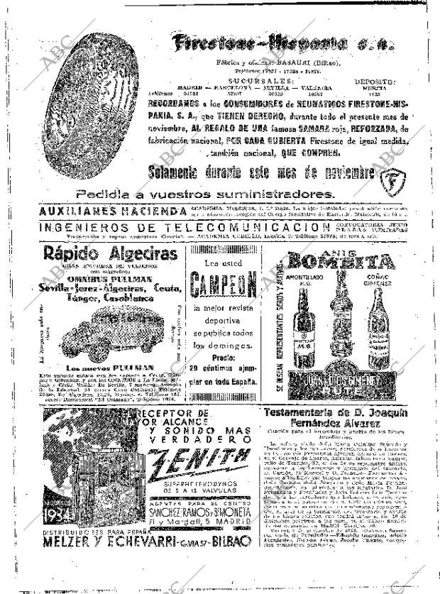 ABC MADRID 10-11-1933 página 50