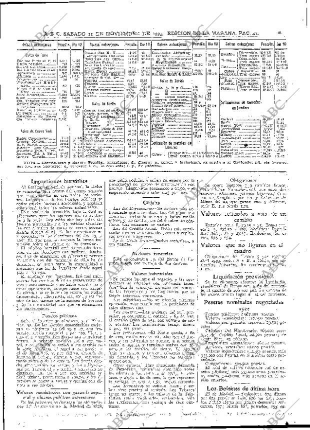 ABC MADRID 11-11-1933 página 43