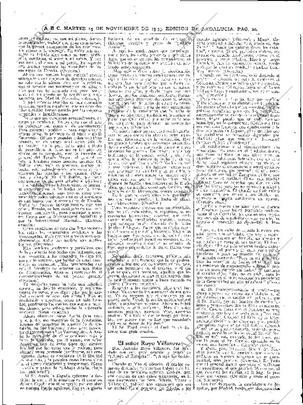 ABC SEVILLA 14-11-1933 página 20