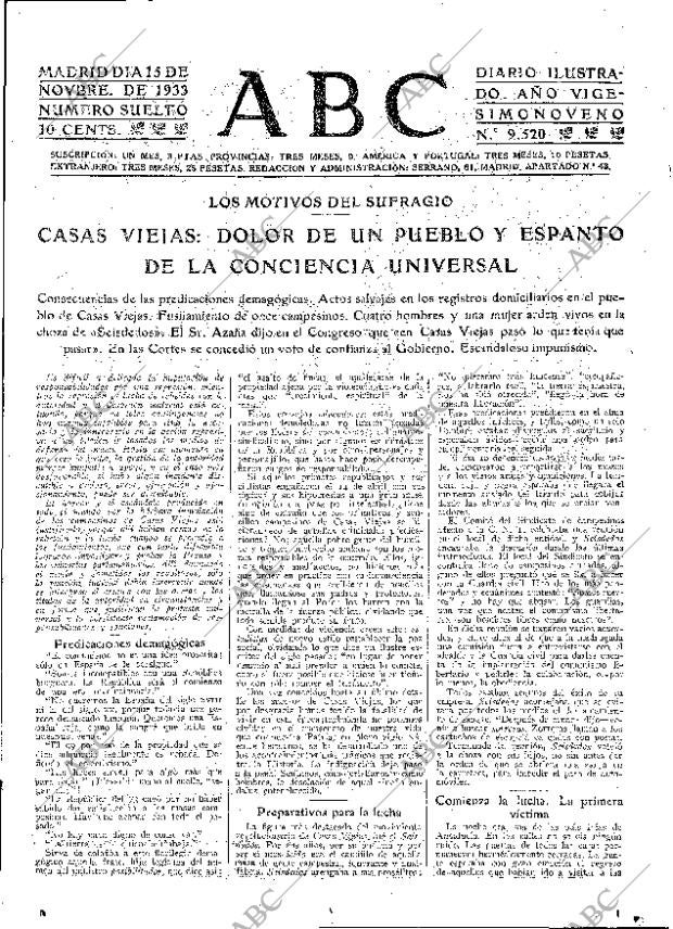 ABC MADRID 15-11-1933 página 17