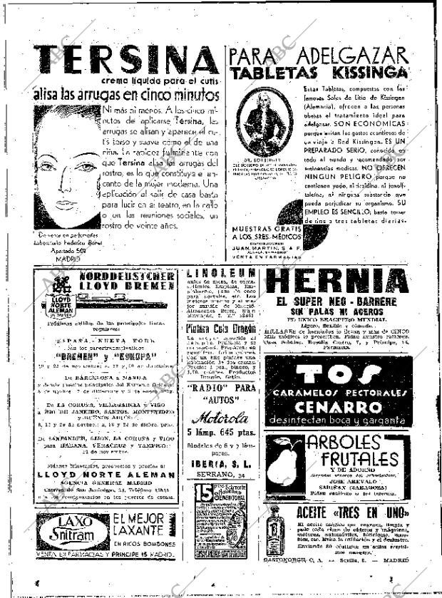 ABC MADRID 15-11-1933 página 2