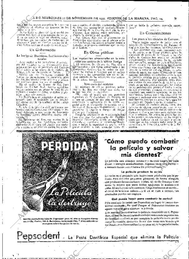 ABC MADRID 15-11-1933 página 24