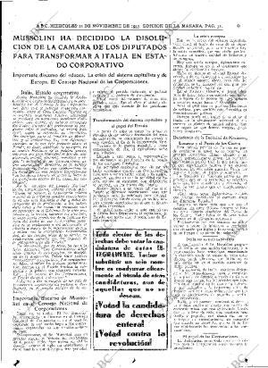 ABC MADRID 15-11-1933 página 37