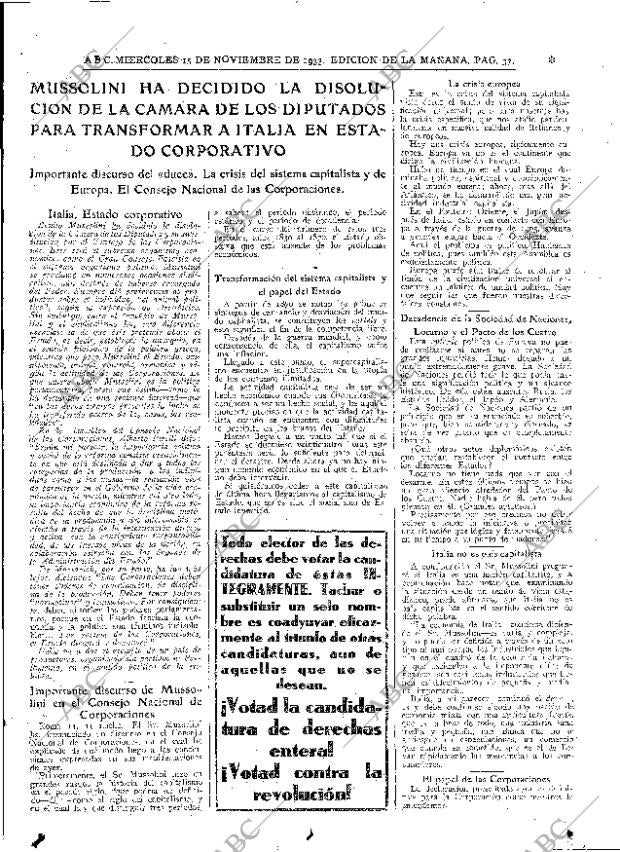 ABC MADRID 15-11-1933 página 37