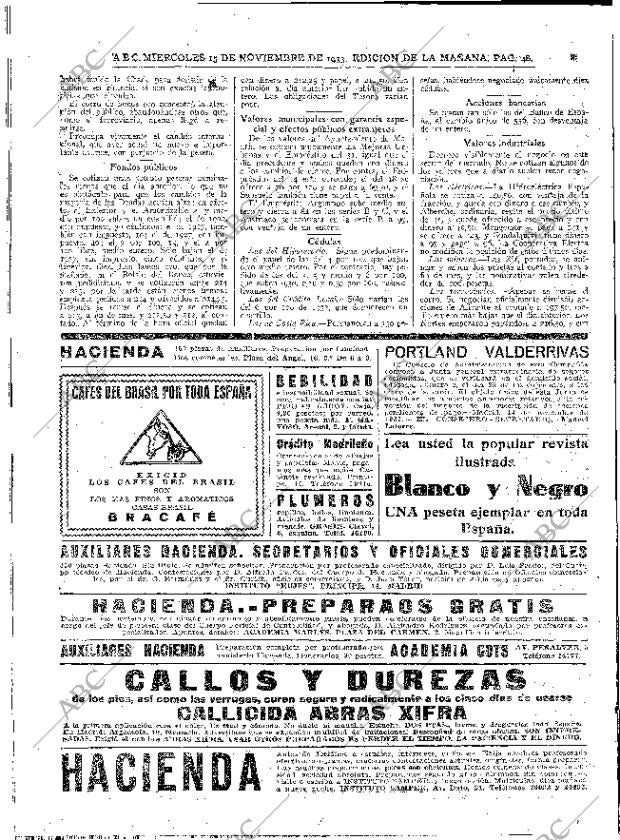 ABC MADRID 15-11-1933 página 48