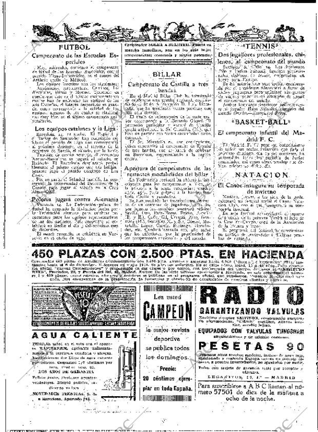 ABC MADRID 15-11-1933 página 56