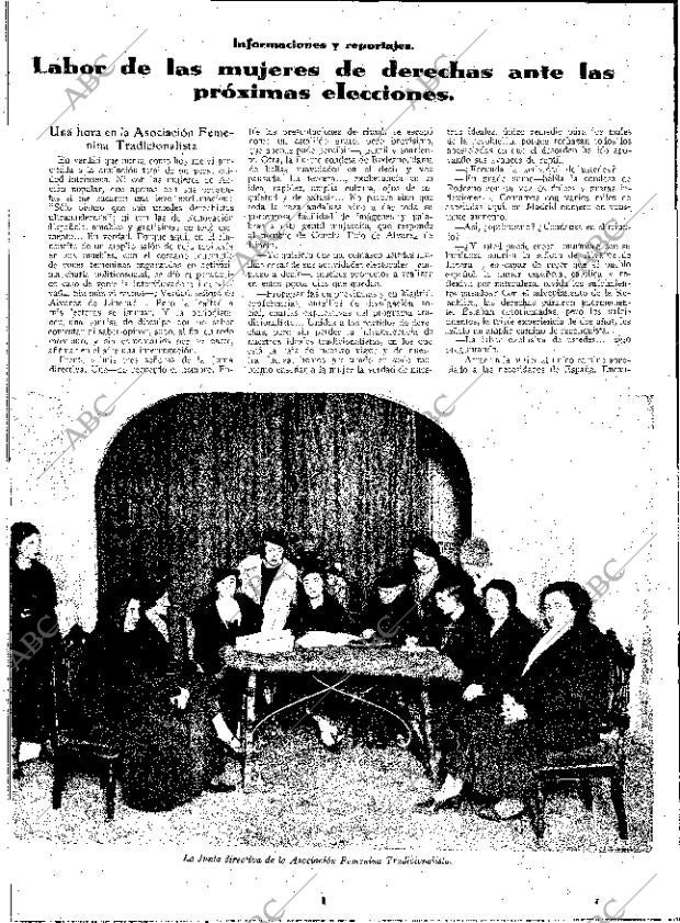 ABC MADRID 15-11-1933 página 6