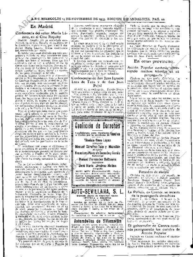 ABC SEVILLA 15-11-1933 página 22
