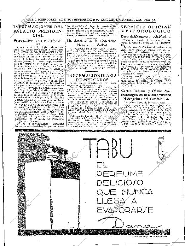 ABC SEVILLA 15-11-1933 página 30