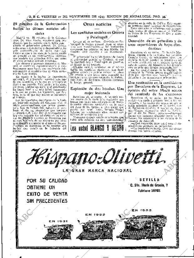 ABC SEVILLA 17-11-1933 página 34