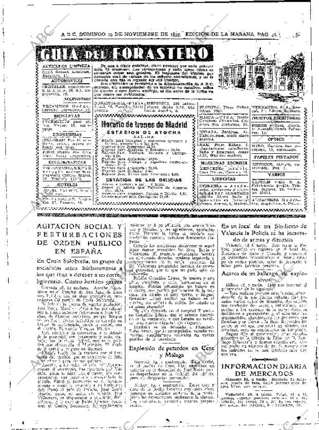 ABC MADRID 19-11-1933 página 46