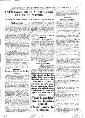 ABC MADRID 19-11-1933 página 49