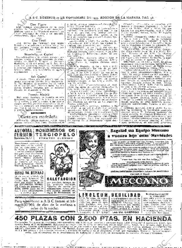 ABC MADRID 19-11-1933 página 58
