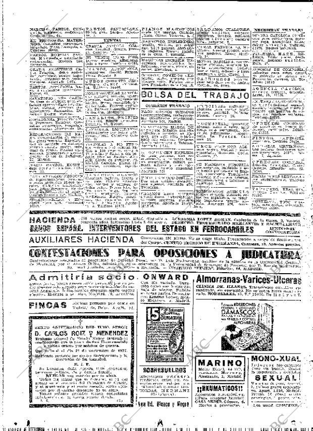 ABC MADRID 19-11-1933 página 70