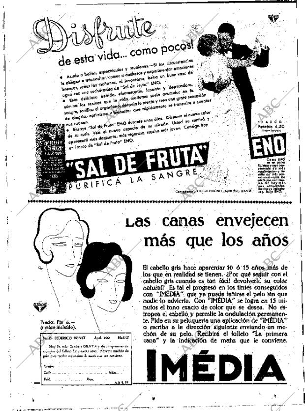 ABC MADRID 21-11-1933 página 2
