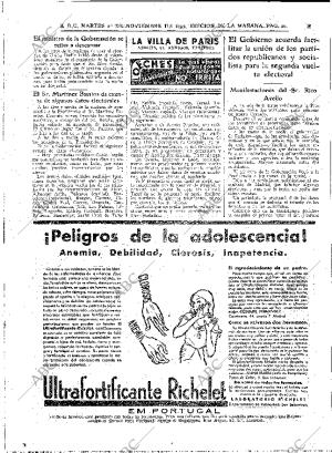 ABC MADRID 21-11-1933 página 20