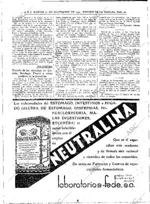 ABC MADRID 21-11-1933 página 28