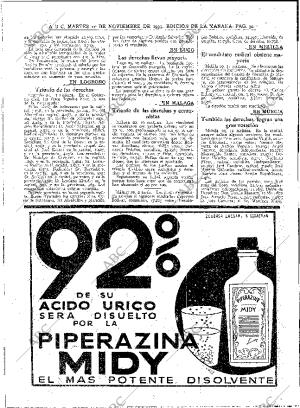 ABC MADRID 21-11-1933 página 30