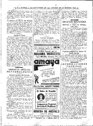 ABC MADRID 21-11-1933 página 52