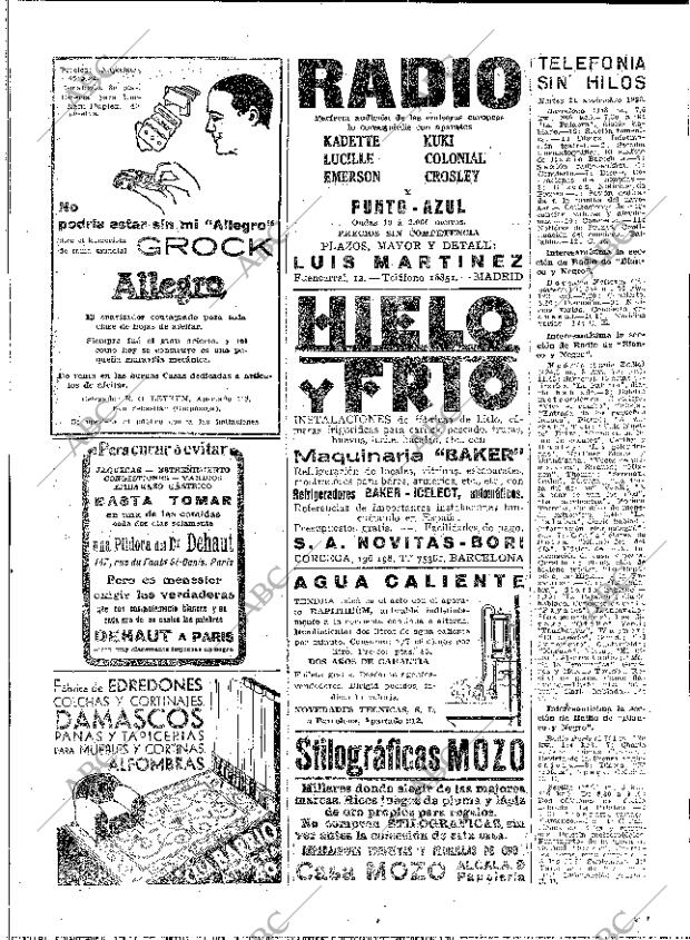 ABC MADRID 21-11-1933 página 64