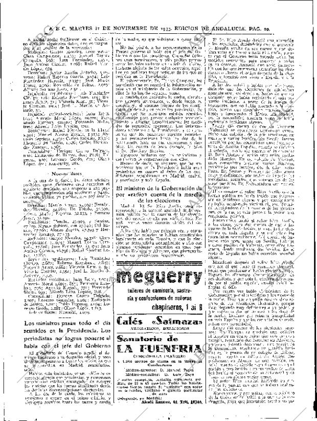 ABC SEVILLA 21-11-1933 página 20