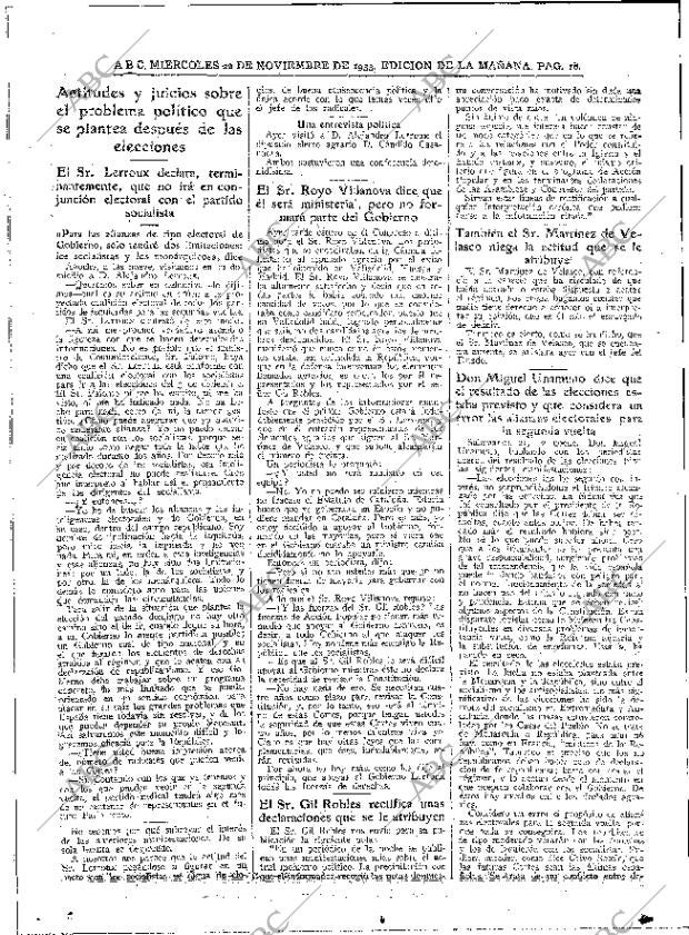 ABC MADRID 22-11-1933 página 18