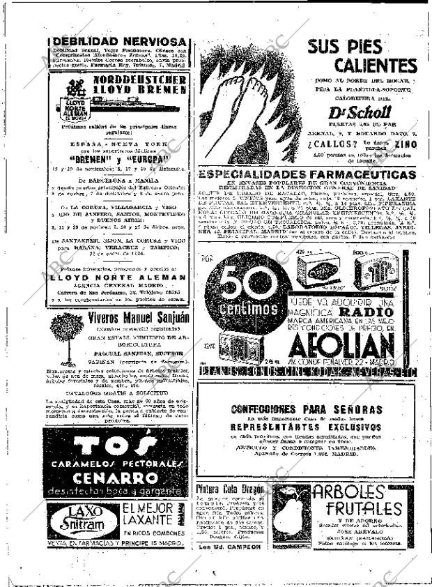 ABC MADRID 22-11-1933 página 2