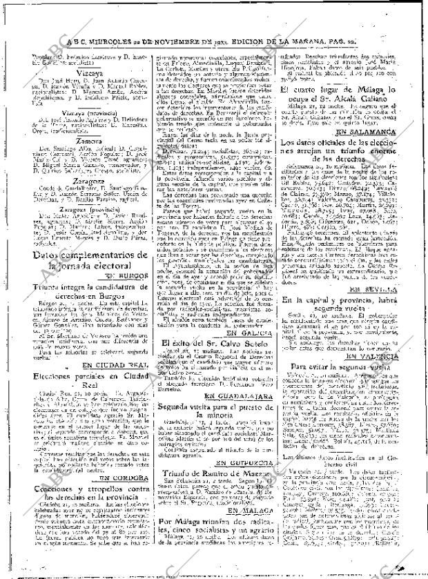 ABC MADRID 22-11-1933 página 22