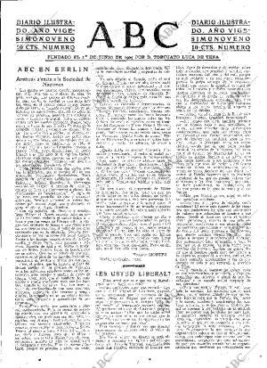 ABC MADRID 22-11-1933 página 3