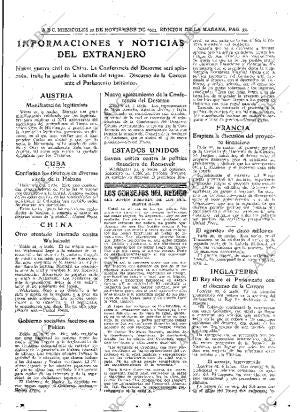 ABC MADRID 22-11-1933 página 33