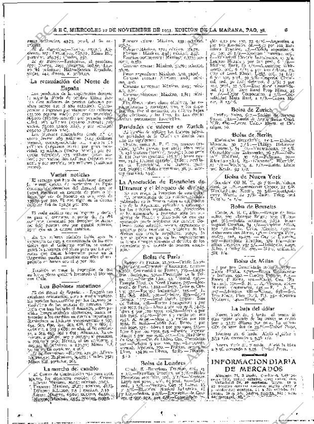 ABC MADRID 22-11-1933 página 38
