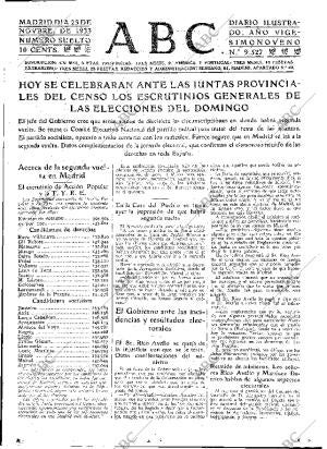 ABC MADRID 23-11-1933 página 17