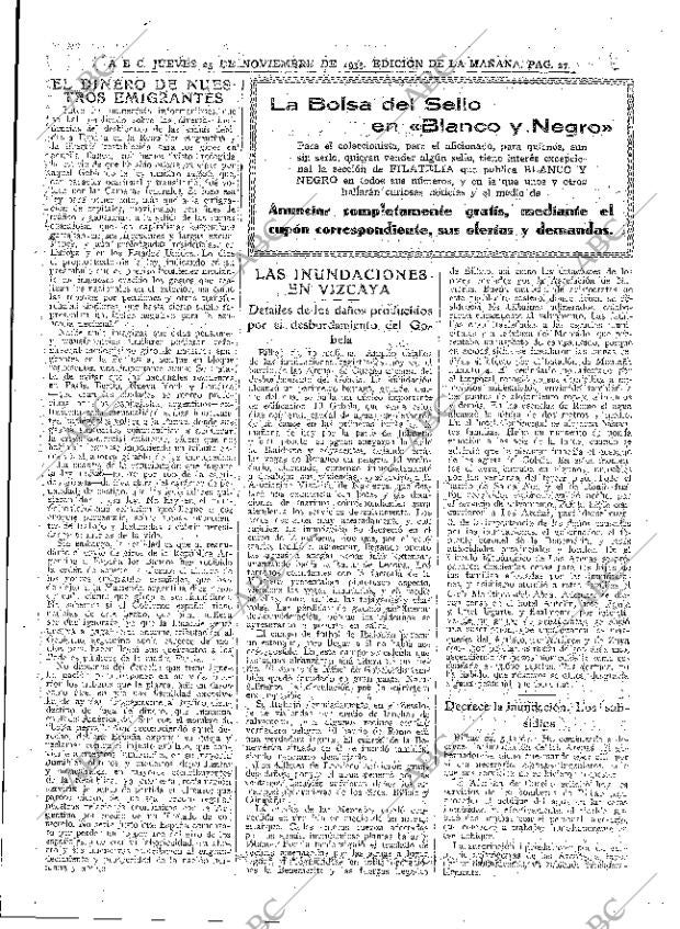 ABC MADRID 23-11-1933 página 27