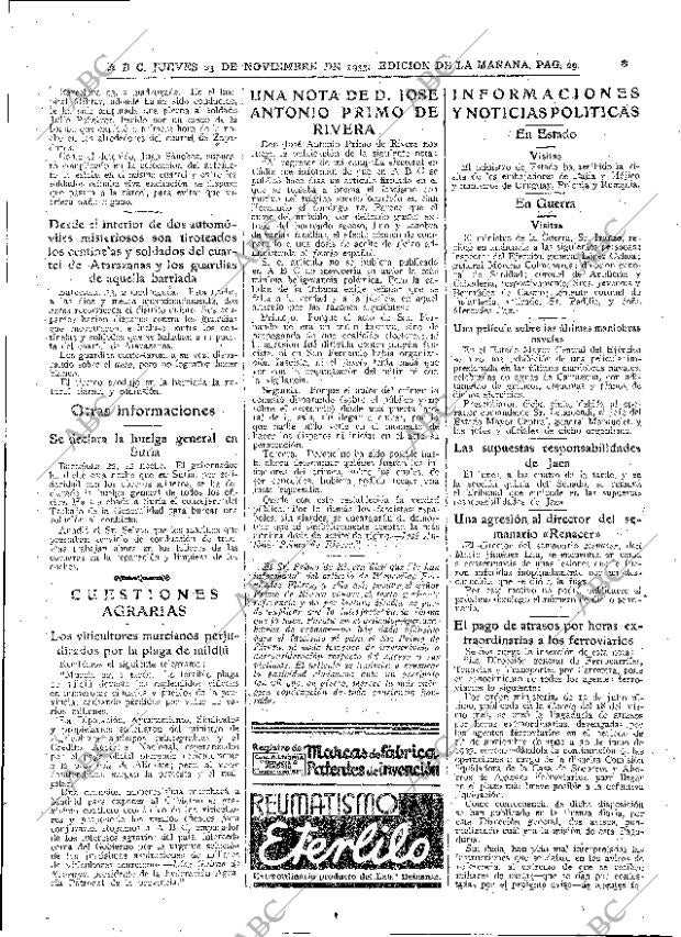 ABC MADRID 23-11-1933 página 29
