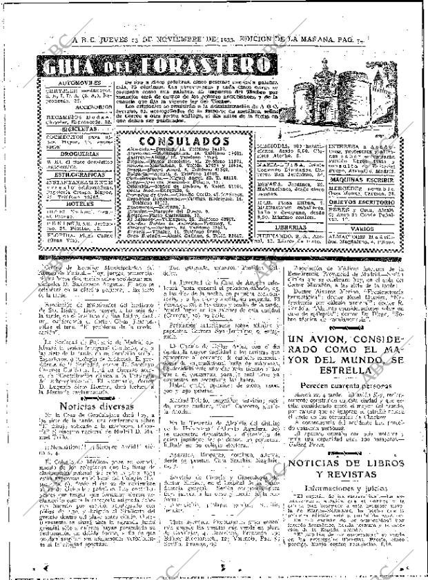 ABC MADRID 23-11-1933 página 34
