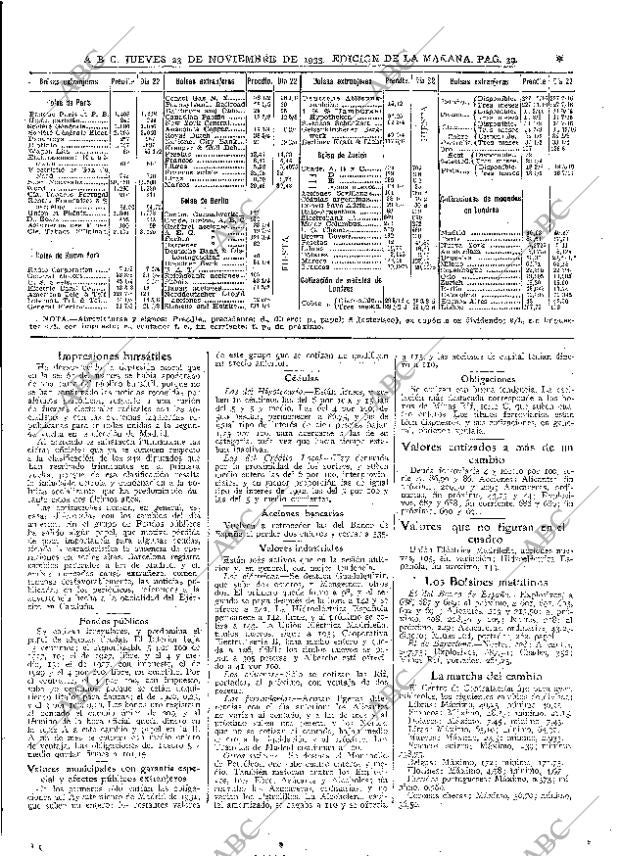ABC MADRID 23-11-1933 página 39