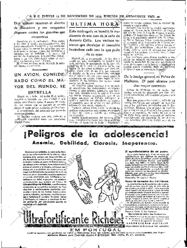 ABC SEVILLA 23-11-1933 página 32