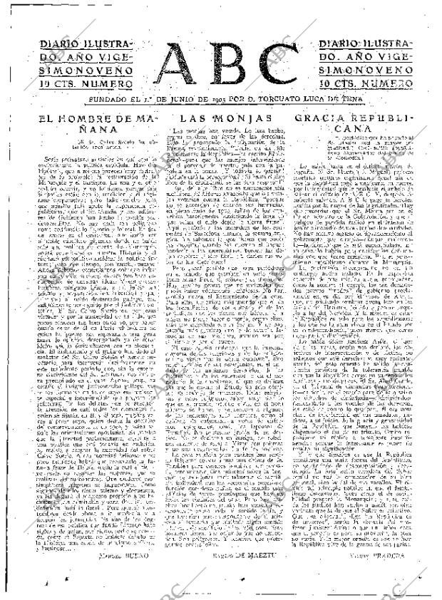 ABC MADRID 24-11-1933 página 3