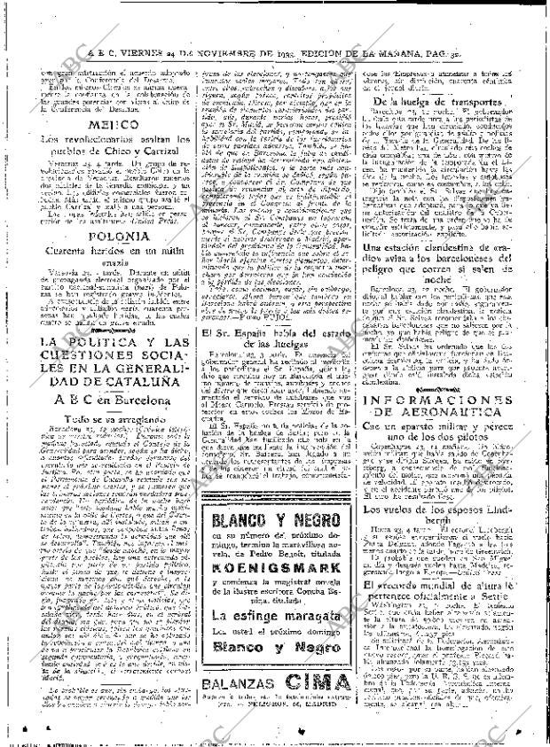ABC MADRID 24-11-1933 página 32