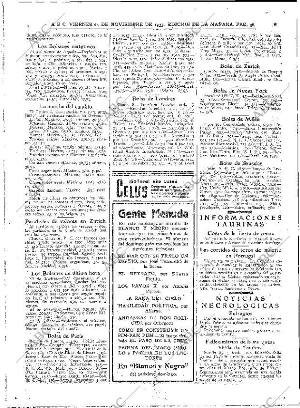 ABC MADRID 24-11-1933 página 36