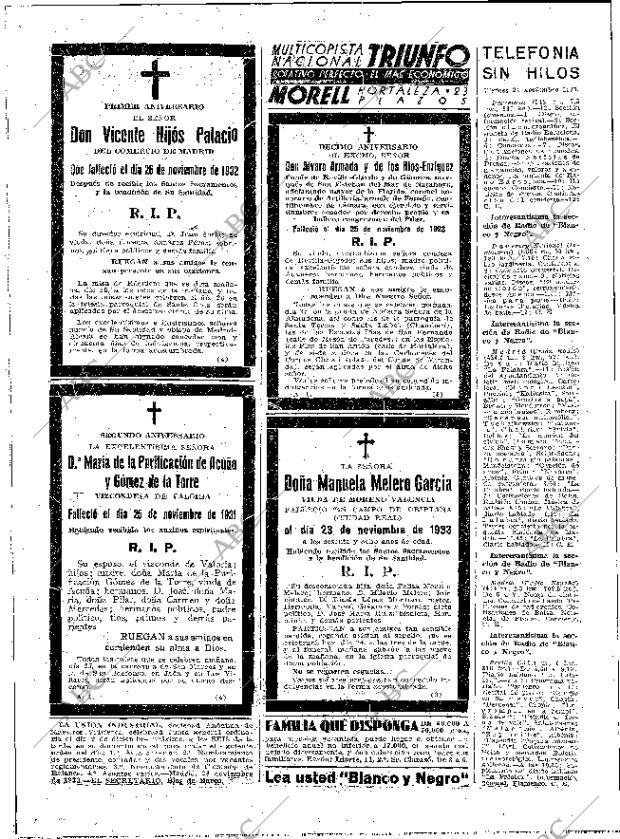 ABC MADRID 24-11-1933 página 42