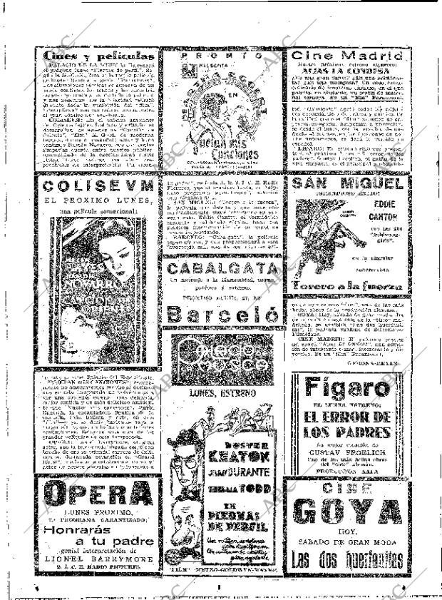 ABC MADRID 25-11-1933 página 16