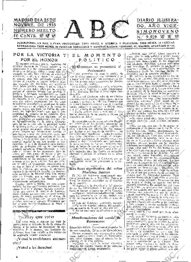 ABC MADRID 25-11-1933 página 17