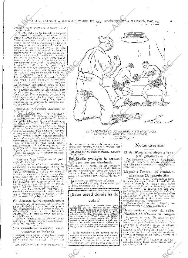 ABC MADRID 25-11-1933 página 21